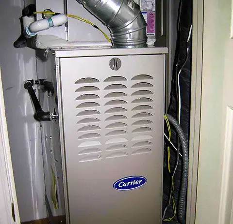  Newly installed Carrier HVAC system in a customer's home